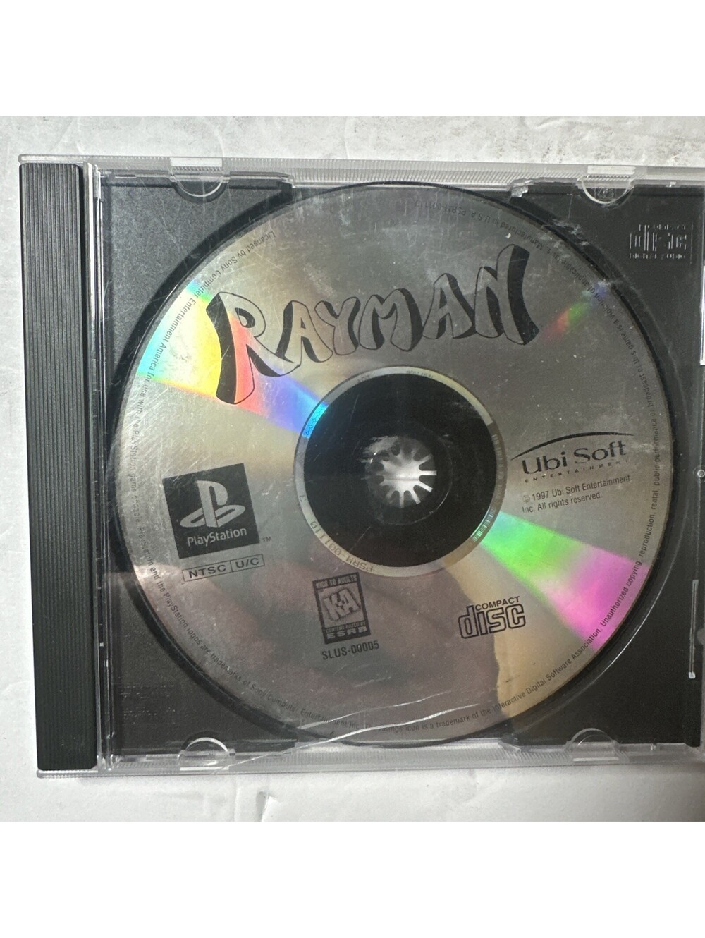 Rayman PS1 Sony PlayStation 1 1995 Disc Only Untested